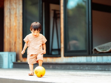 子供たちが遊べる庭 イメージ写真