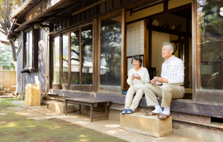 家族が安心して過ごせる外空間 イメージ写真